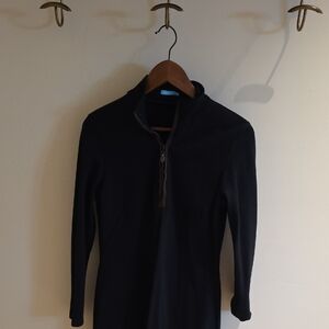 J. McLaughlin Black Long Sleeve Dress